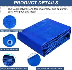 TARP-BLUE-7MIL STARPYNG Mil Feet Multifunctional #3