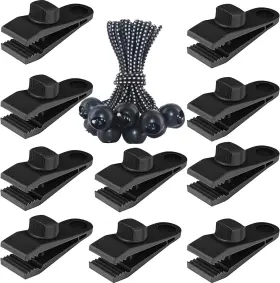 886298565113 SUDOPRU Tarp Clips Lock Grip Pack Clamps Pocket