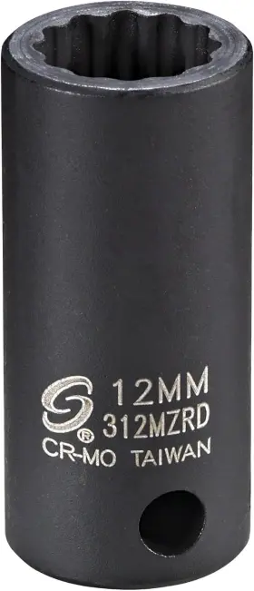 312-MZRD SUNEX TOOLS Drive Semi Impact Socket