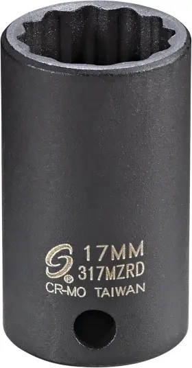 317-MZRD SUNEX TOOLS Drive Semi Impact Socket