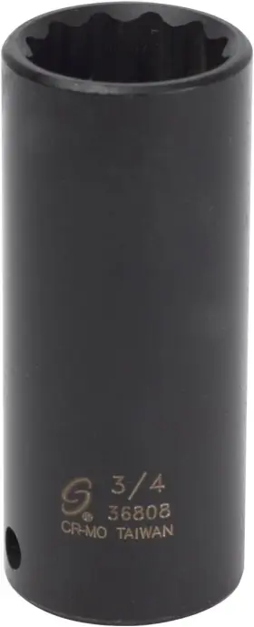 36808 SUNEX TOOLS Drive Impact Socket