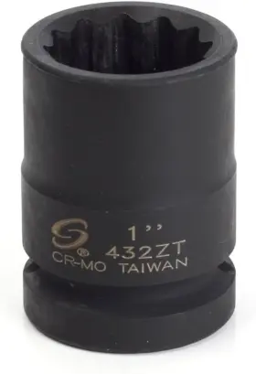 432ZT SUNEX TOOLS Drive Wall Impact Socket