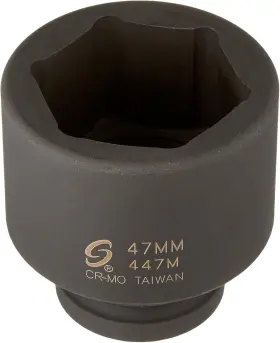 447M SUNEX TOOLS Drive Standard Point Impact Socket
