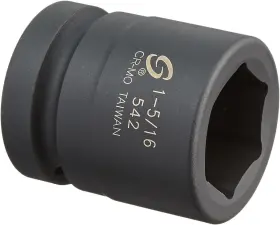 SU542 SUNEX TOOLS Drive Standard Point Impact Socket