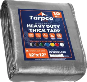 TS-151-12X12 TARPCO SAFETY Mil Tarp Cover