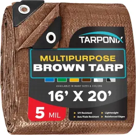 T5BR-1620 TARPONIX Poly Tarp Feet Mil