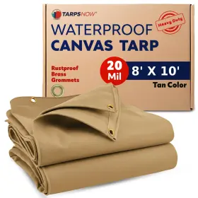 689107381450 TARPSNOW Feet Waterproof Canvas Tarp Mil