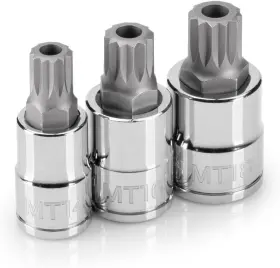 SHB-92000 TEKTON Tamper Triple Square Bit Socket Set Onesize
