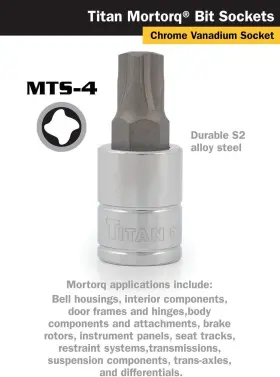 68964 TITAN Drive Mortorq Bit Socket #3
