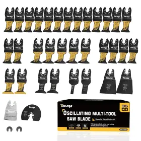 630808000713 TOLESA Oscillating Tool Blades Titanium Kit
