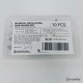 6975500460538 TOOLANT Oscillating Saw Blades Set