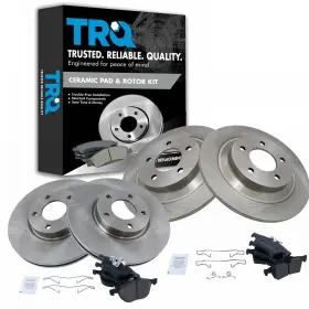 BKA11754 Front Rear Brake Rotor Pad Set Ceramic BKA11754 Front Rear Brake Rotor Pad Set Ceramic