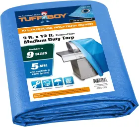 B912 TUFFBOY Waterproof Tarp Mil Poly Cover