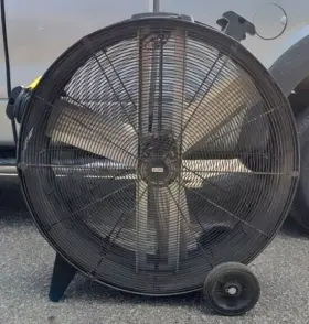 H-6985 ULINE Floor Box Drum Fan #3