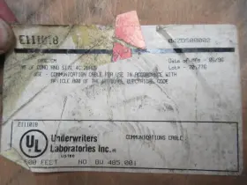 E111018 UNDERWRITERS LABORATORIES MADISON CABLE Communication #3