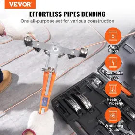1-4-7-8 VEVOR Pipe Tube Bender Ratcheting Tubing #2