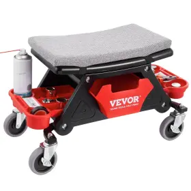 Null VEVOR Rolling Mechanics Stool Creeper Seat Tool Trays
