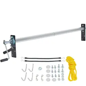 KCGTTJHJ6010496T3V0 VEVOR Crank Tarp Roller Manual Level Dump