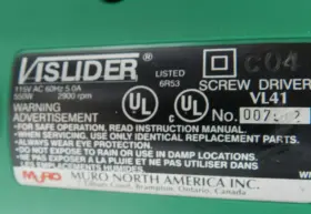 VL-41 VISLIDER Muro North Autofeed Screw Driver #2