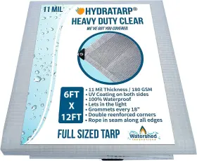 HTARP-CLEAR-11MIL-06X12 WATERSHED INNOVATIONS Hydratarp Uv