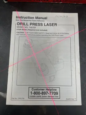 146709 WOODCRAFT Drill Press Laser #2