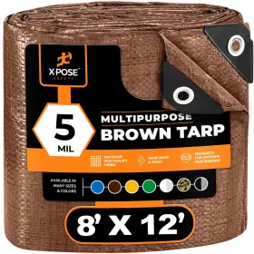 BRT-812-X XPOSE SAFETY Multipurpose Cover Poly Tarp Feet