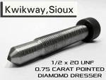 Valve Seat Stone Dresser Kwik-way,strom Vulcan 1/2" X 20 Nf 3.1/4" .75 Carat Pre. Fixed Price $34.00.