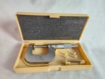 Nsk Disc Micrometer, 0-1" Range, .001" Graduation Gear Tooth Flange Mic. Fixed Price $109.00.