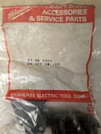 Milwaukee 23-66-0507 On Off Switch, New Old Stock. Fixed Price $50.00.