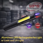 Ascot Rechargeable Led Pen Light 5w Cob + Uv 365nm Inspection. Fixed Price $33.87.