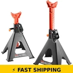 Vevor 6 Ton Adjustable Jack Stands - Red, 14.2-23 Inch Height. Fixed Price $81.99.