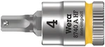 Wera 8740 A Hf 1/4" Drive 4mm Hex Bit With Knurling & Secure Holding Function. Fixed Price $21.17.