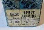 Dme 6603 1/2" Sprue Bushing 7/32". Fixed Price $60.00.