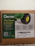 Oakten *tire Chain* Tractor/snow Blower-set Of 2- 23x10x12 And 24x9.5x12 33-0003. Fixed Price $89.00.