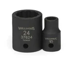 1/2" Drive Standard Shallow Impact Sockets,12 Point,metric,black Finish,williams. Fixed Price $11.42.