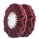 Junlixn 2 Pcs 8" Non-woven Airway Buffing Wheel, 5/8'' Arbor 8 Inches, Red. Fixed Price $38.33.