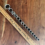 Vintage Blackhawk Shallow Socket Set 1/2 Drive 12 Point 1-1/2" To 7/16" Usa. Fixed Price $163.49.
