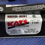Kat's Heaters Handi-heat #1155 Magnetic Engine Block Heater 200 Watt/120 Volt. Fixed Price $35.00.
