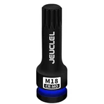 Jeuclel M18 Triple Square Impact Spline Bit Socket, 18mm Metric 1/2-inch. Fixed Price $11.94.