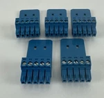 Extron 5-pin Blue Phoenix Connector With Cable Rest, Lot Of 5 10-703-12lf Pin. Fixed Price $13.49.