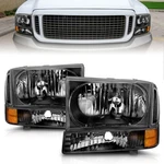 Anzo 111080 Crystal Headlights Black W/2pc Corner Lights For Excursion/sd. Fixed Price $192.11.