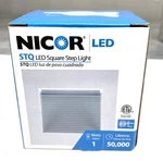Nicor Lighting Led Stq Square Accent Step Light White Stq-10-120-wh New. Fixed Price $20.00.