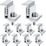 Zhengmy 10 Solar Panel End Clamp Mounting Z Bracket Mid Clamps Aluminum Rail. Fixed Price $44.68.