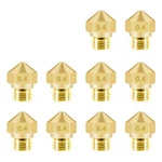 Mk10 Nozzle For 3d Printer 10pcs M7 Extruder 0.4mm Brass Pr. Fixed Price $13.38.