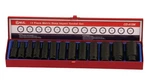 Genius Tools 13 Piece 1/2" Dr. Metric Deep Impact Socket Set (cr-mo) - Cd-415m. Fixed Price $139.20.