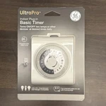 Ge Ultrapro Indoor Plug-in Basic Timer Lighting Control Switch Brand New!. Fixed Price $7.23.
