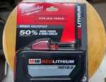 Milwaukee 48-11-1812 M18 Redlithium High Output Hd 12.0 Battery Pack New Genuine. Fixed Price $140.00.