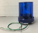 Federal Signal 121s-120b Vitalite Warning Light Blue Led 120vac (b633). Fixed Price $220.00.