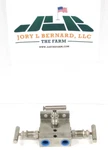 Pentair Anderson-greenwood, M4teis-4-pmi03, 3-way Manifold, 316 Sst, Surplus. Fixed Price $150.00.