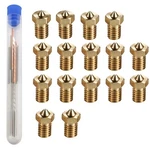 16pcs V6 Nozzles Kit Compatible For E3d V5 Hotend, Nozzle 0.2/0.3/0.4/0.... Fixed Price $38.22.